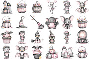 Cute Halloween Clipart, an Illustration by Sublimation Artist (Thumbnail 2 of 6)