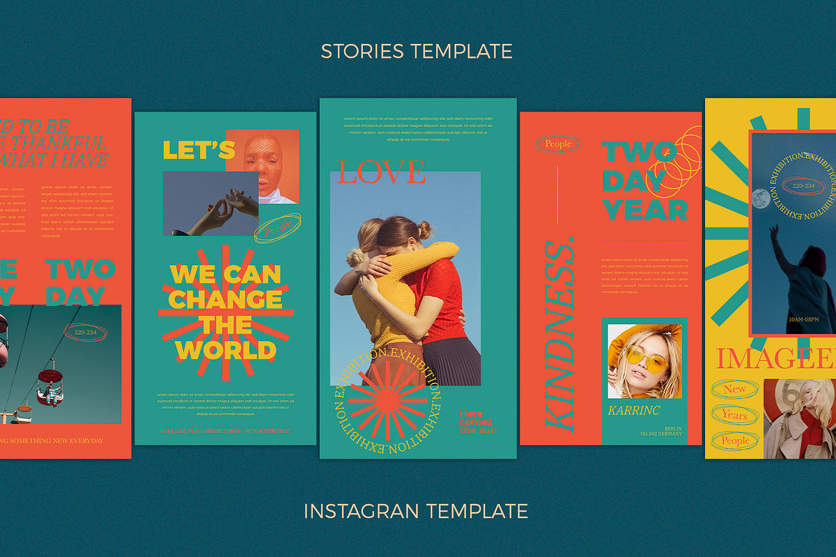 IMAGEEXHI Retro Instagram Template, a Social Media Template by Compaq_Creative (Photo 6 of 11)