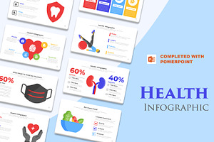 Health Infographic, a Presentation Template by Mighty-Slide