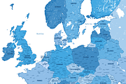 High Detailed Political Europe Map, an Illustration by ilynx (Thumbnail 3 of 8)