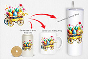 Cart Easter Clipart, a Graphic by Artnoy (Thumbnail 4 of 5)