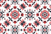 Ukrainian folk seamless patterns set, a Pattern Graphic by kizi (Thumbnail 6 of 10)