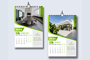 12-page wall calendar 2024, a Templates & Theme by pixelcreatx (Thumbnail 2 of 7)
