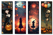 Halloween Printable Bookmarks, an Illustration by Rose Art (Thumbnail 2 of 2)