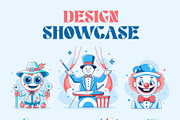 Circus Performer Illustrations, a Person Illustration by Creative Stall (Thumbnail 5 of 8)