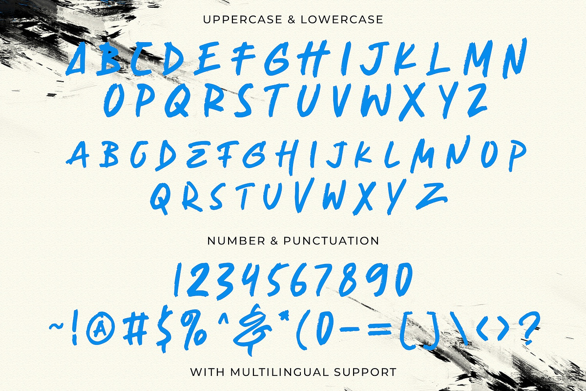 Moriel - Textured Brush Font, a Handwritten Font by StringLabs (Photo 7 of 7)