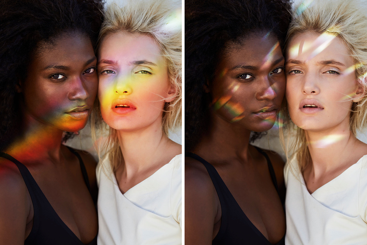 42 Prism Reflection Photo Overlays, an Action Add-On by PhotoEffects.Store