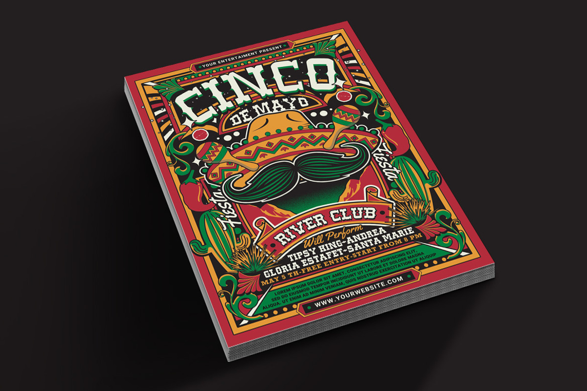 Cinco De Mayo Flyer, a Flyer Template by Muhamad Iqbal hidayat (Photo 3 of 4)