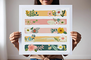 50 Flower Brushstrokes PNG Clipart, a Texture Graphic by Whimsy Brush Studio (Thumbnail 7 of 9)