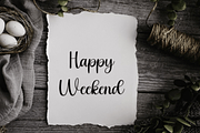 Sunday Font, a Script Font by QualityGraphics (Thumbnail 7 of 8)