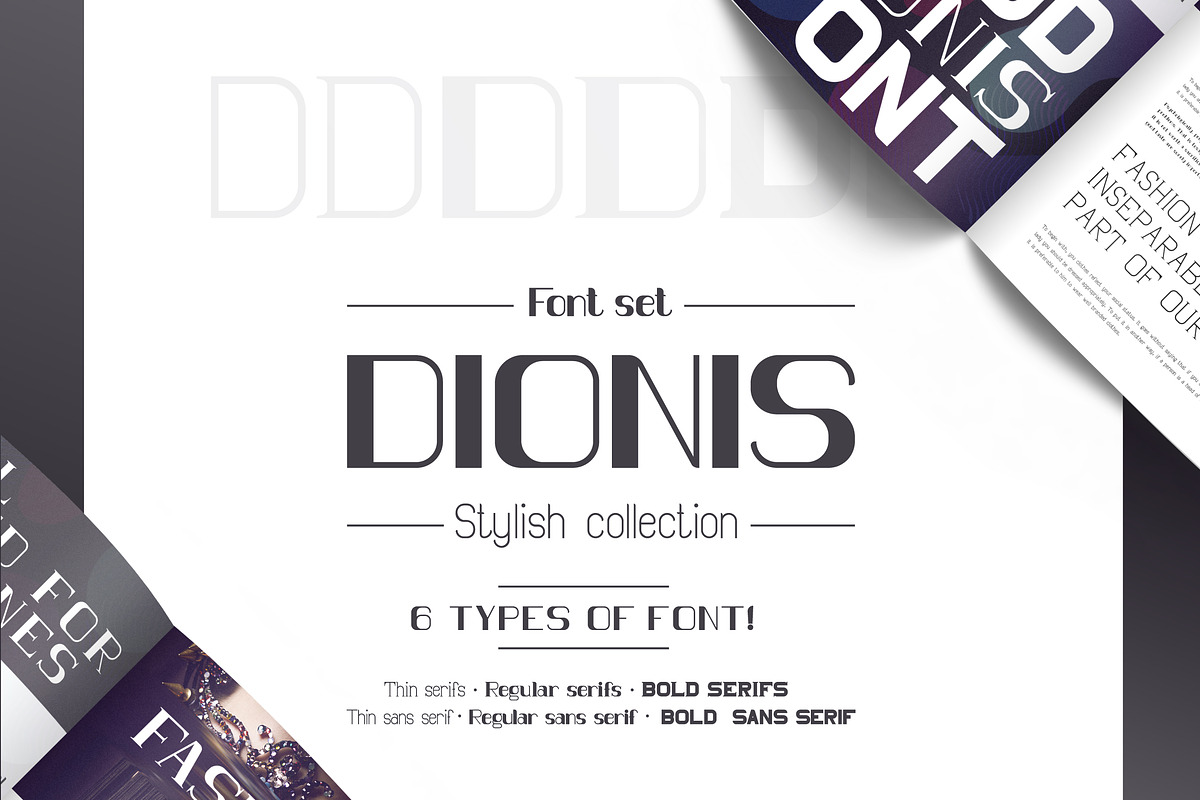 DIONIS set (serif & sans serif)