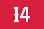 Rose Thorn Numeral Set, a Serif Font by Port Design Company (Thumbnail 4 of 5)