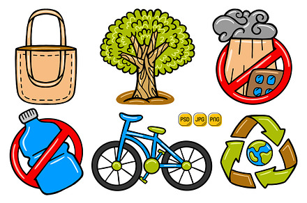 Earth Day Element Set