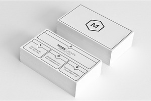 Simple Minimal Business Card 50