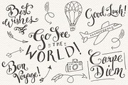 Travel Overlays - Vector & PSD, a Graphic by The Pen and Brush (Thumbnail 1 of 4)