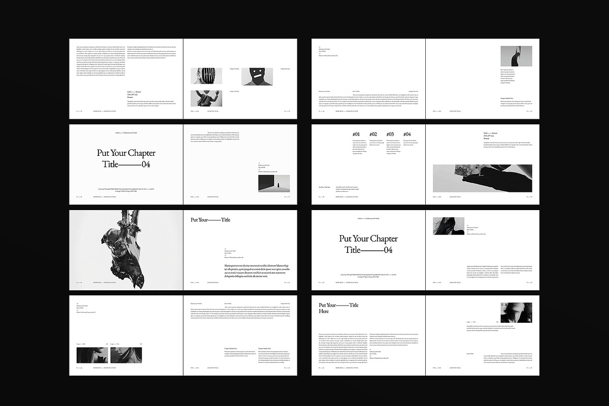 Book Title Layout Design Landscape, a Brochure Template by DesignCrest (Photo 22 of 22)