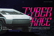 Galaxy Aura | Cyber Condensed Font, a Sans Serif Font by Denustudios (Thumbnail 7 of 12)