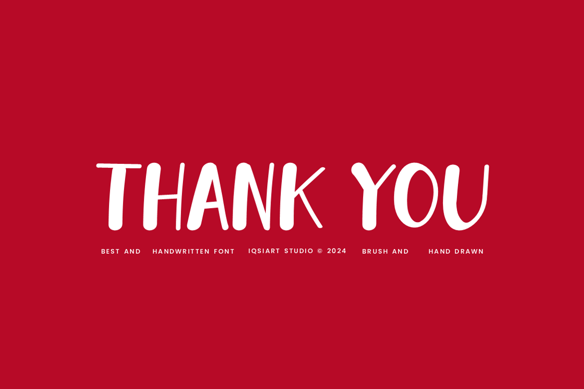 Montrend Christmas Font, a Handwritten Font by Iqsiart Studio (Photo 6 of 6)