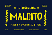 Maldito | Handdrawn Typeface, a Handwritten Font by Goodwheel Studio (Thumbnail 1 of 8)
