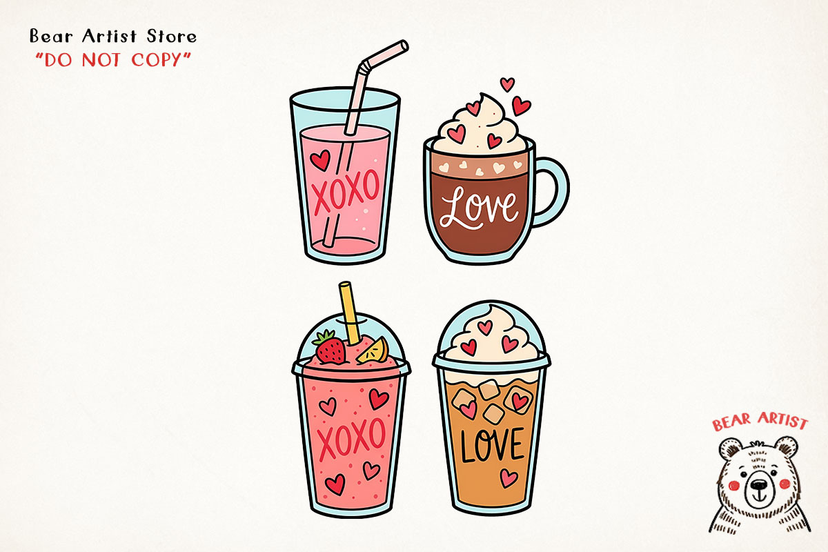 Valentine’s Coffee Sublimation, an Object Graphic by GlitterCraft (Photo 36 of 41)