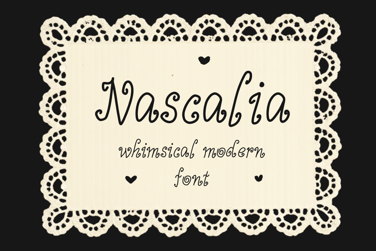 Nascalia whimsical handwritten font, a Handwritten Font by Ashiya Pixel (Photo 17 of 17)