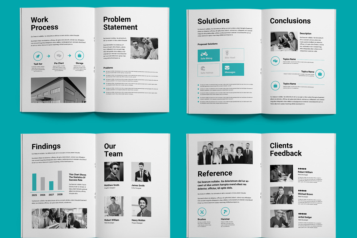 Professional Case Study Booklet, a Brochure Template by ContestDesign (Photo 3 of 3)