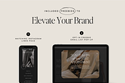 Salon Spa Wix Website Template, Dark, a Wix Template by Ton Rêve Design Studio (Thumbnail 3 of 7)