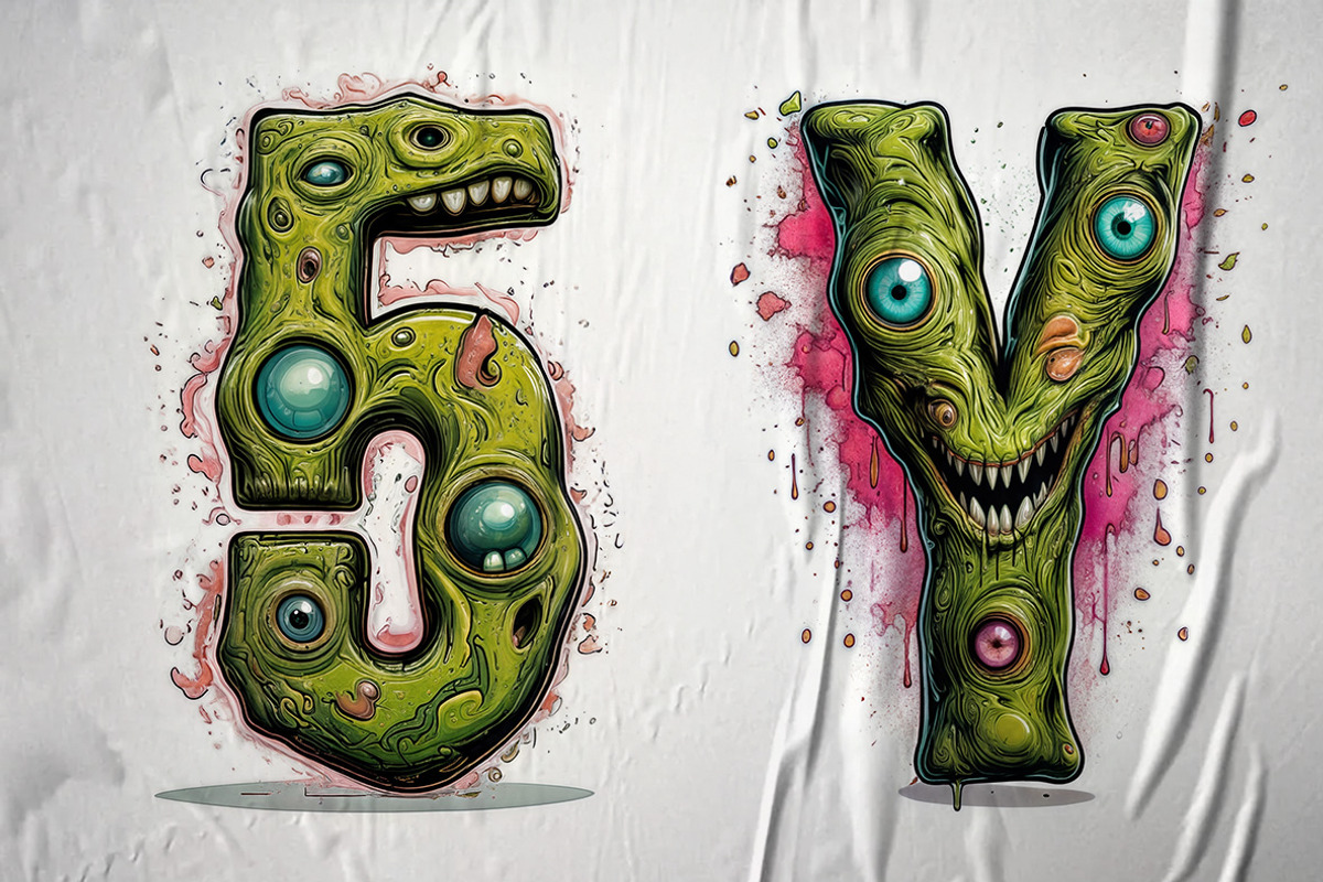 Comic Monster Font, a Serif Font by Handmadefont