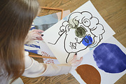 Hand Painted Modern Posters Patterns, a Wallpaper Graphic by TanyaSchuka (Thumbnail 22 of 24)