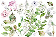 Watercolor Wedding Tender Flowers, an Object Graphic by Knopazyzy (Thumbnail 4 of 17)