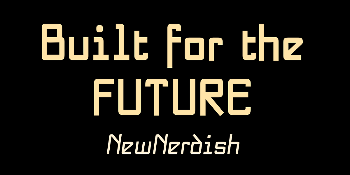 NewNerdish, a Sans Serif Font by Ingrimayne Type (Photo 2 of 11)