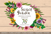 Wedding Flowers - Secret Garden, a Decorative Illustration by Lisa's Balcony (Thumbnail 1 of 14)