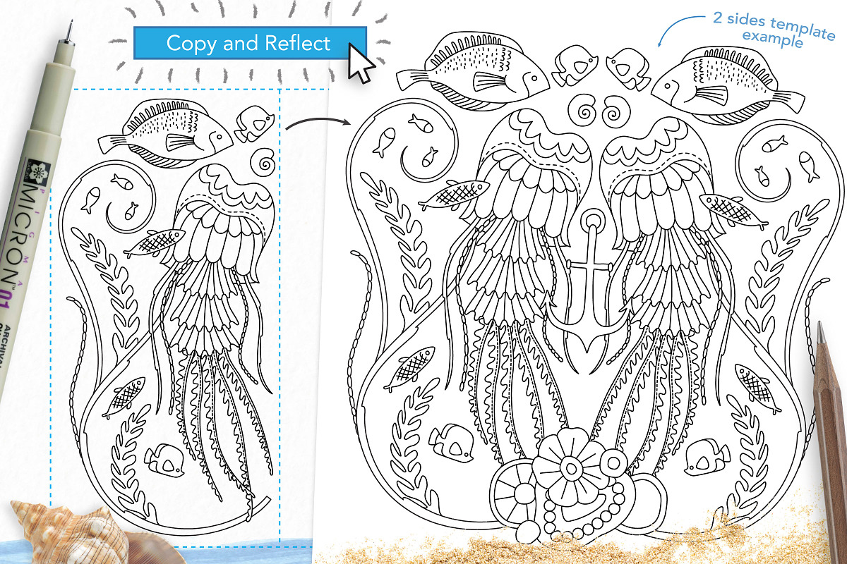 Ocean Life Mandala Creator, a Plug-in Add-On by Drifter Studio (Photo 5 of 8)