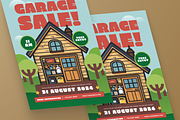 Garage Sale Promo Flyer, a Flyer Template by MMPixelCraft (Thumbnail 2 of 5)