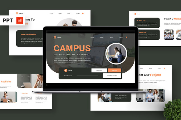 Campus - Education Powerpoint preview 7