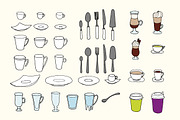 450+ hand drawn desserts and coffee, a Decorative Illustration by pixelwerk (Thumbnail 3 of 8)