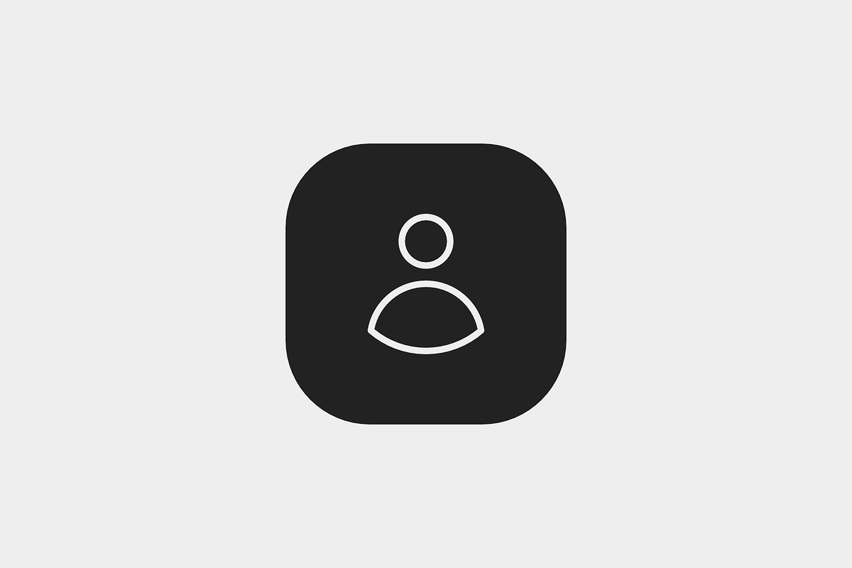 Contact, an Outline Icon by Jordy (Photo 2 of 2)