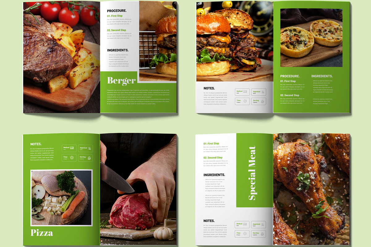 Cook Book Design Layout, a Templates & Theme by MightyDesign (Photo 2 of 7)
