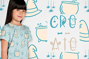 Dark font + patterns, brushes, MORE!, a Script Font by Andrea De Oliveira (Thumbnail 5 of 10)