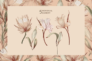 DRY FLOWERS Pattern Collection