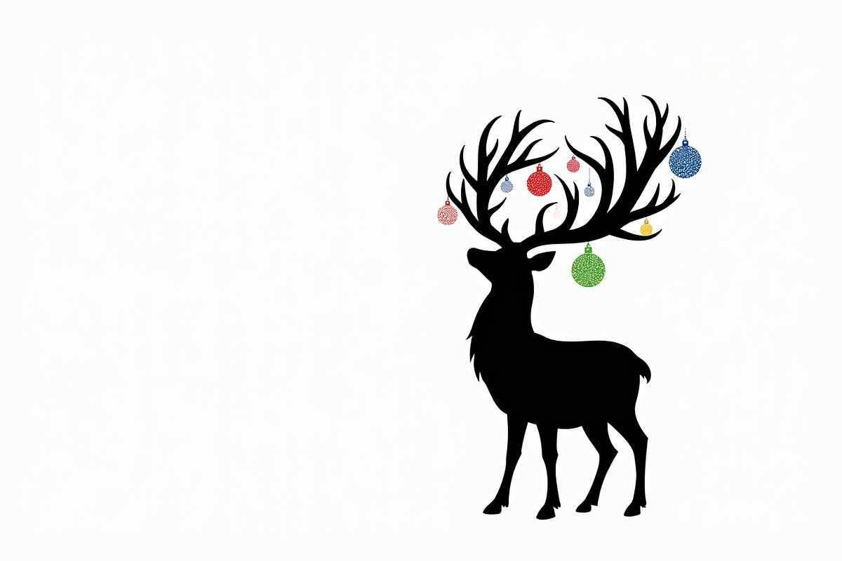 Rustic Deer Silhouette Bundle, an Illustration by Gfx_Store (Photo 7 of 7)