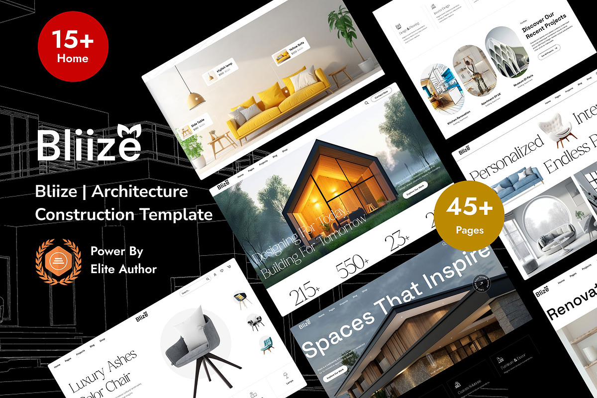 Bliize Multipurpose WordPress Theme, a WordPress Template by NaimaAnjum (Photo 1 of 5)
