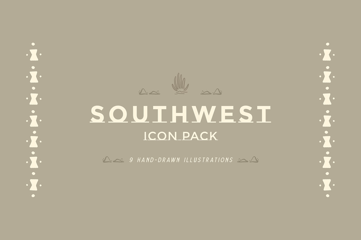 The Southwest Icon Pack, an Outline Icon by By Hand Designs (Photo 1 of 9)