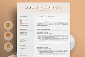 Resume/CV - The Madison