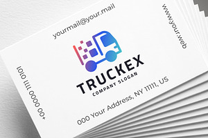 Modern Logistics & Transport Logo, a Branding & Logo Template by Design_Planet