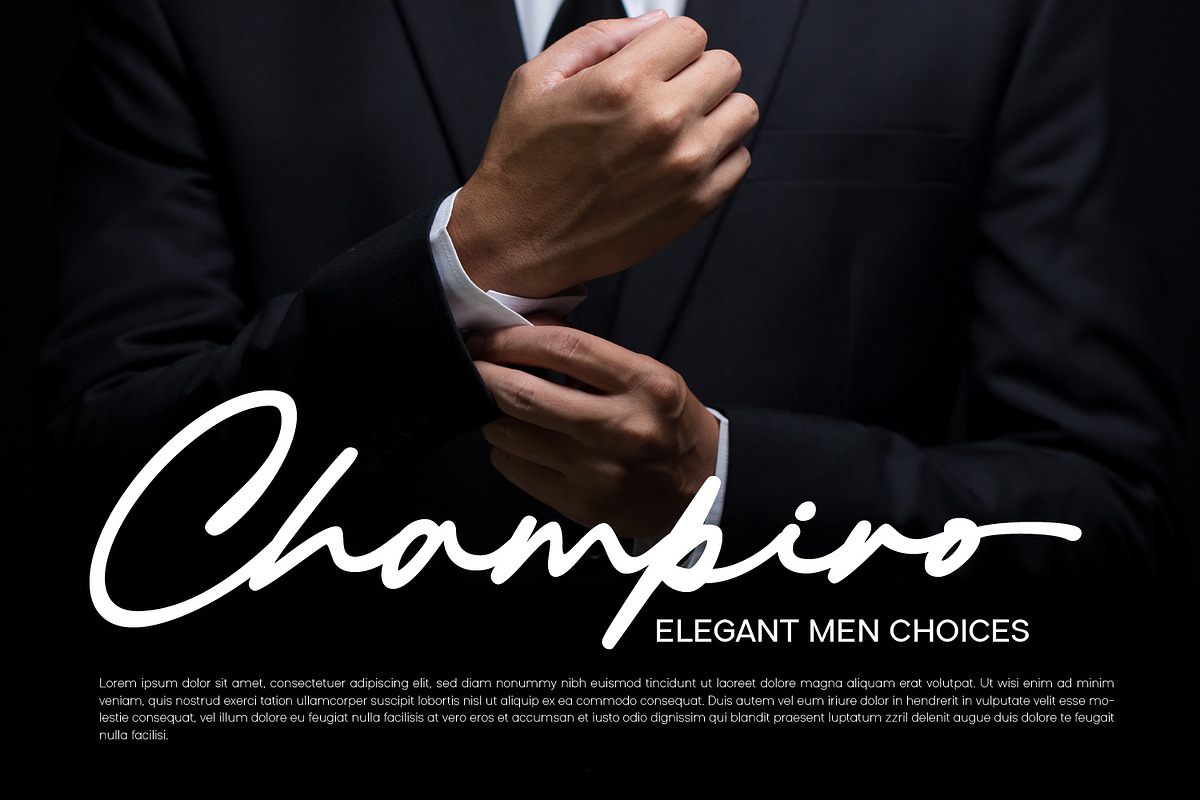 Piedmont - Masculine Signature, a Script Font by Ridha-38.lineart (Photo 5 of 13)
