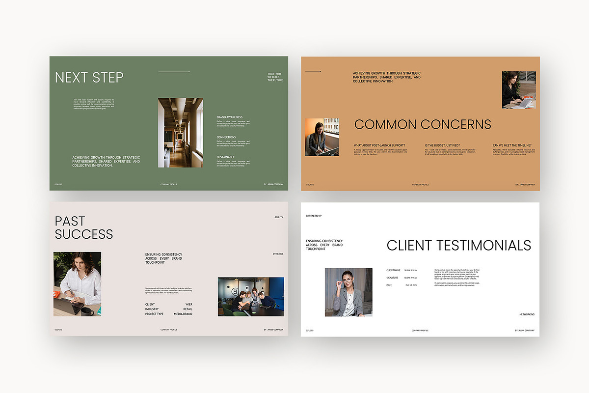 Aran : Company Profile Google Slides, a Presentation Template by Punkl Camp (Photo 8 of 16)
