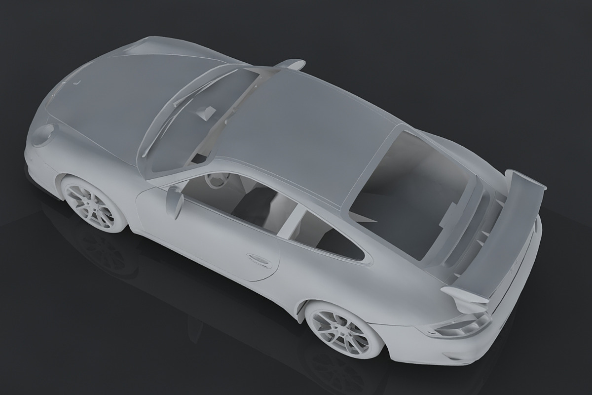 Porsche 911 GT3 997, a Cars & Vehicle 3D Model by valtriiu (Photo 8 of 12)
