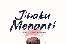 Jiwaku Menanti - Handbrush Font