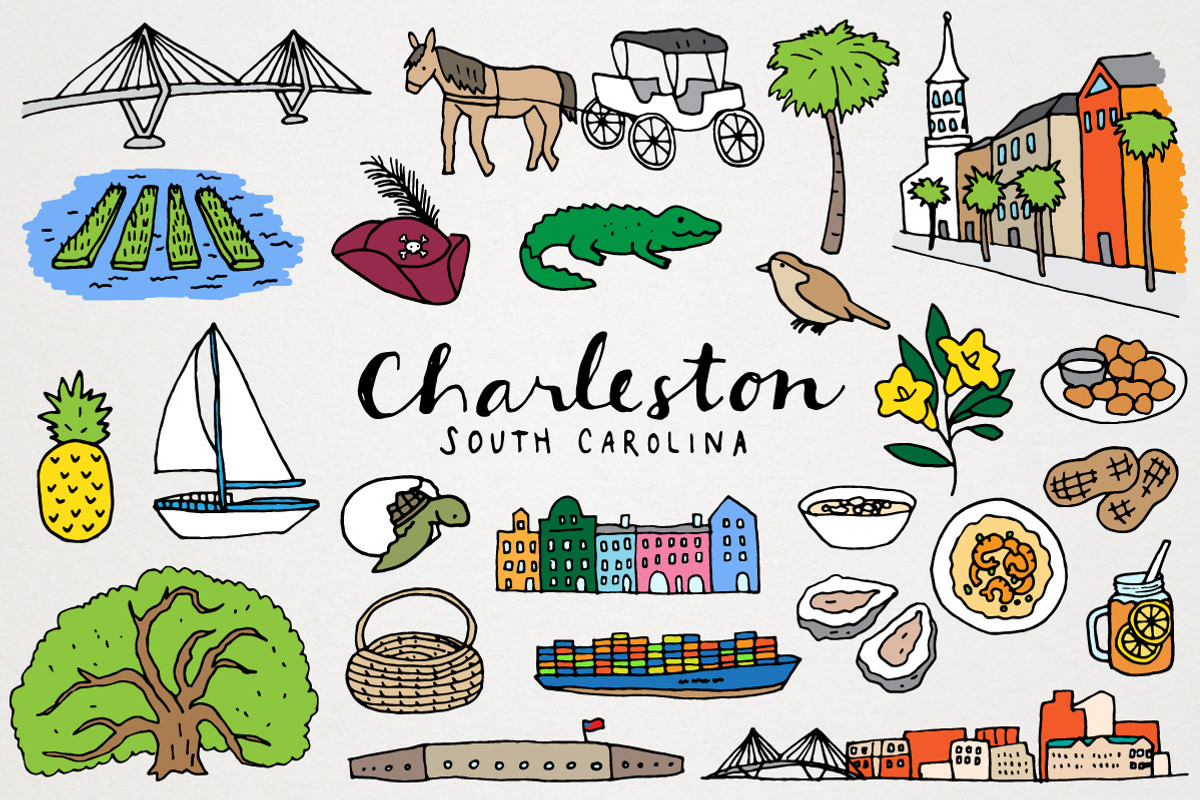 US States & Cities Art MegaPack, an Object Illustration by Lemonade Pixel (Photo 6 of 10)